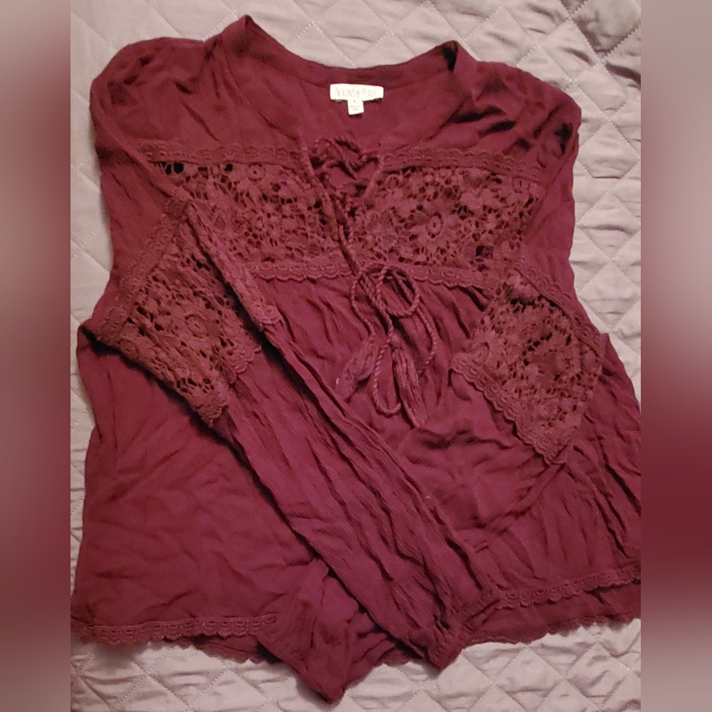 Patrons of Peace long sleeve blouse